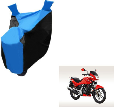 

FlyingOnWheels Two Wheeler Cover for Hero(CBZ, Black, Blue)