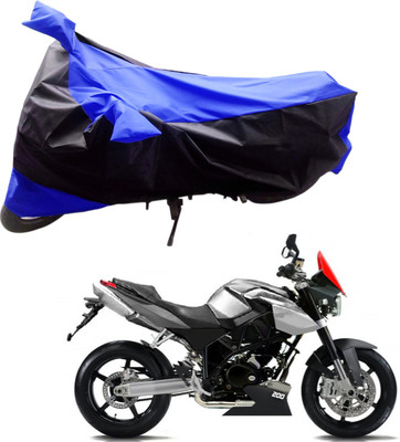 

Purpleheart Two Wheeler Cover for Bajaj(Pulsar 200 NS DTS-i, Black, Blue)