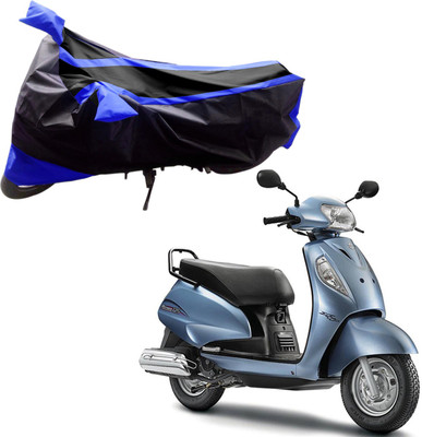 Purpleheart Two Wheeler Cover for Suzuki(Swish, Black, Blue)