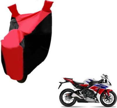 MOCKHE Two Wheeler Cover for Honda(CBR 1000RR, Black, Red)