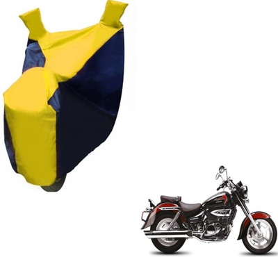 MOCKHE Two Wheeler Cover for Hyosung(Aquila 250, Black, Yellow)