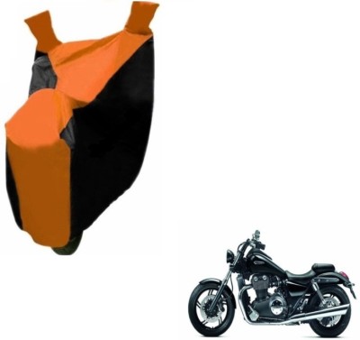 MOCKHE Two Wheeler Cover for Triumph(Black, Orange)