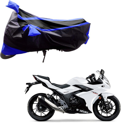 

Purpleheart Two Wheeler Cover for Suzuki(Gixxer, Black, Blue)