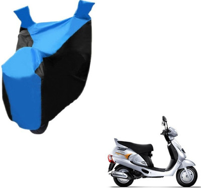 MOCKHE Two Wheeler Cover for Mahindra(Duro, Black, Blue)