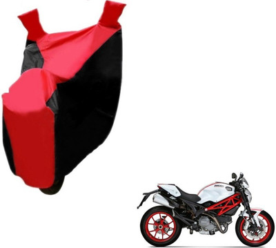 MOCKHE Two Wheeler Cover for Ducati(Monster 796 S2R, Black, Red)