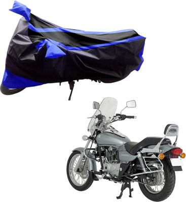 

Purpleheart Two Wheeler Cover for Bajaj(Avenger 220 DTS-i, Black, Blue)