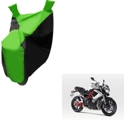 MOCKHE Two Wheeler Cover for DSK Benelli(TNT R, Black, Green)