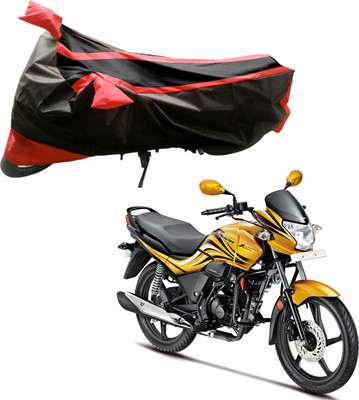 Purpleheart Two Wheeler Cover for Hero(Passion Xpro, Black, Red)