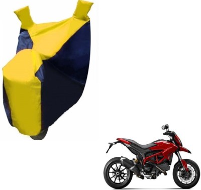 MOCKHE Two Wheeler Cover for Ducati(Hypermotard, Black, Yellow)