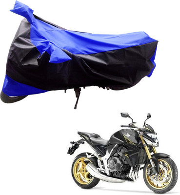 

Purpleheart Two Wheeler Cover for Honda(CB 1000R, Black, Blue)