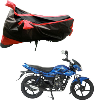 

Purpleheart Two Wheeler Cover for Bajaj(Discover 125 DTS-i, Black, Red)