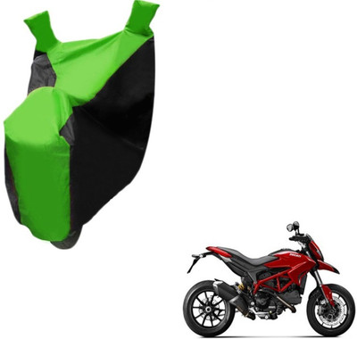 MOCKHE Two Wheeler Cover for Ducati(Hypermotard, Black, Green)