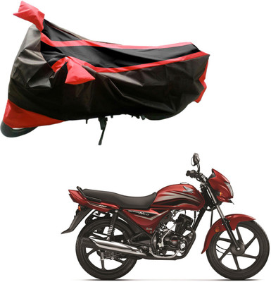 Purpleheart Two Wheeler Cover for Honda(Dream Neo, Black, Red)