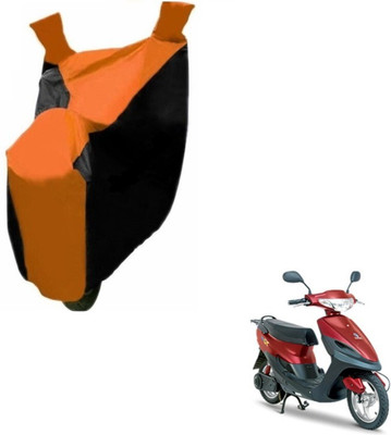 MOCKHE Two Wheeler Cover for Universal For Bike(Black, Orange)