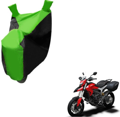 MOCKHE Two Wheeler Cover for Ducati(Hyperstrada, Black, Green)
