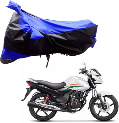 

Purpleheart Two Wheeler Cover for Hero(Achiever, Black, Blue)