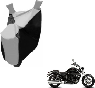 MOCKHE Two Wheeler Cover for Hyosung(Aquila Pro 650, Black, Silver)