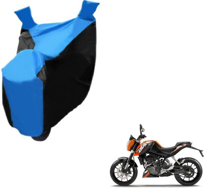 MOCKHE Two Wheeler Cover for KTM(Black, Blue)