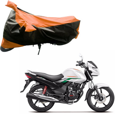 

Purpleheart Two Wheeler Cover for Hero(Achiever, Black, Orange)
