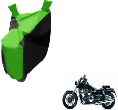 MOCKHE Two Wheeler Cover for Triumph(Black, Green)