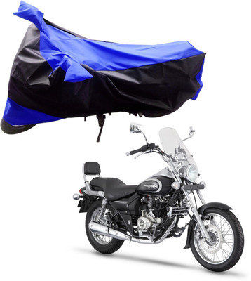 

Purpleheart Two Wheeler Cover for Bajaj(Avenger 220 Cruise, Black, Blue)