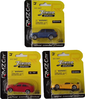 

kidoz kingdom RMZ city JUNIOR COLLECTION 3 CAR SET(Multicolor)