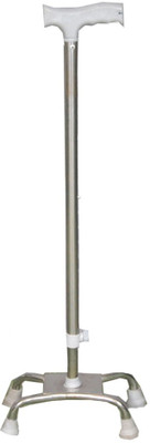 

suvidha Quadripod Crome Walking Stick
