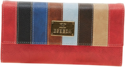 

Esbeda Women Red Artificial Leather Wallet(9 Card Slots), Red multi
