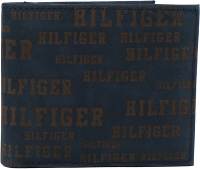 

Tommy Hilfiger Men Blue Genuine Leather Wallet(4 Card Slots), Navy