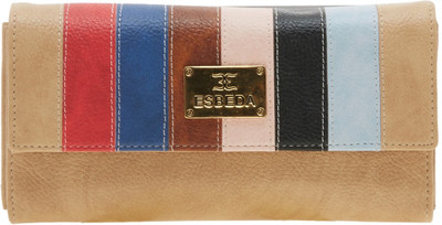 

Esbeda Women Beige Artificial Leather Wallet(9 Card Slots), Beige multi