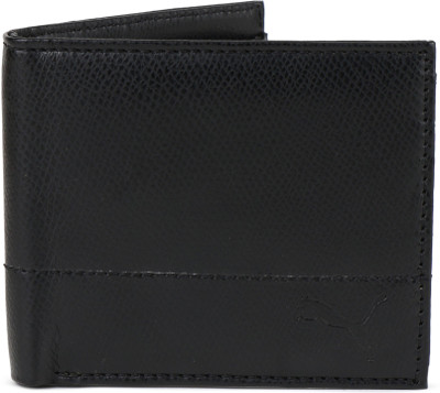 Puma Men Formal Black Artificial Leather Wallet(4 Card Slots)