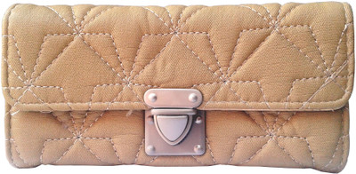 

SANSHUL Girls Khaki Fabric Wallet(12 Card Slots)