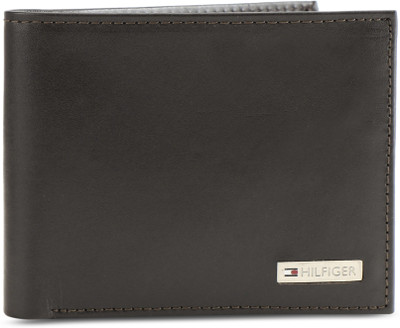 

Tommy Hilfiger Men Brown Genuine Leather Wallet(4 Card Slots)