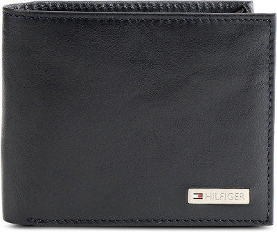 

Tommy Hilfiger Men Blue Genuine Leather Wallet(4 Card Slots), Navy