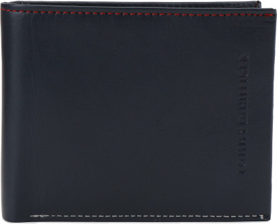 

Tommy Hilfiger Men Blue Genuine Leather Wallet(8 Card Slots), Navy