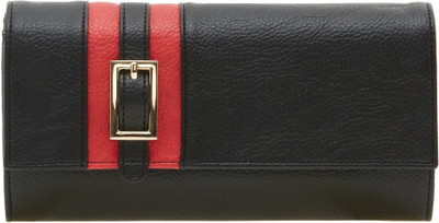 

Esbeda Women Black Artificial Leather Wallet(12 Card Slots)