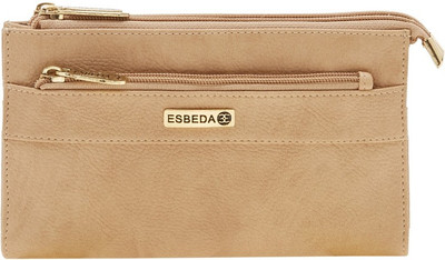 

Esbeda Women Casual Beige Artificial Leather Wallet(2 Card Slots)