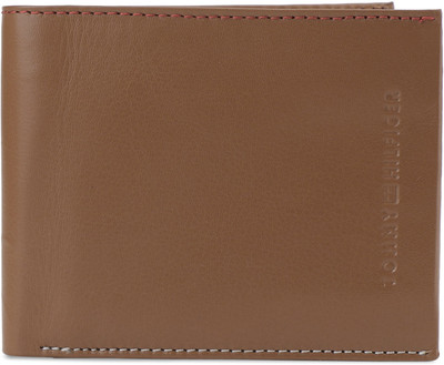 

Tommy Hilfiger Men Tan Genuine Leather Wallet(8 Card Slots)