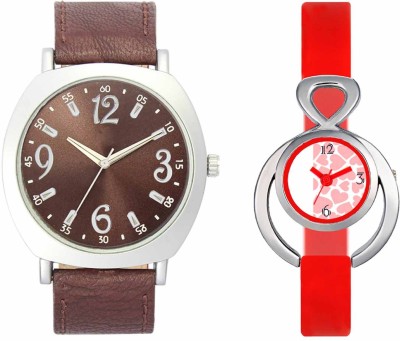 VALENTIME VL46VT14 New Latest Stylish Designer Collection Leather Combo Couple Fancy Casual Best Offer Watch  - For Men & Women   Watches  (Valentime)