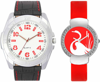 View VALENTIME VL29VT25 New Latest Stylish Designer Collection Leather Combo Couple Fancy Diamond Casual Best Offer Watch  - For Men & Women Wrist Watches Price Online(Valentime)