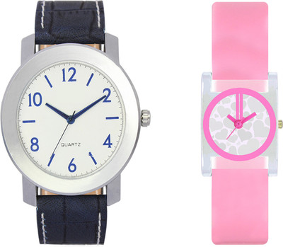 View VALENTIME VL11VT08 New Latest Stylish Designer Collection Leather Combo Couple Fancy Casual Best Offer Watch  - For Men & Women Wrist Watches Price Online(Valentime)