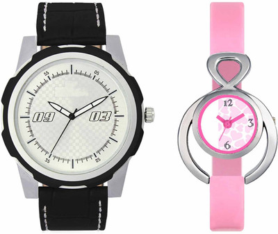 

VALENTIME VL40VT13 New Latest Stylish Designer Collection Leather Combo Couple Fancy Casual Best Offer Watch - For Men & Women