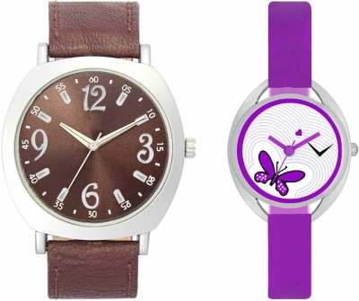 VALENTIME VL46VT02 New Latest Stylish Designer Collection Leather Combo Couple Fancy Casual Best Offer Watch  - For Men & Women   Watches  (Valentime)