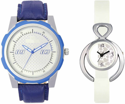 

VALENTIME VL41VT15 New Latest Stylish Designer Collection Leather Combo Couple Fancy Casual Best Offer Watch - For Men & Women