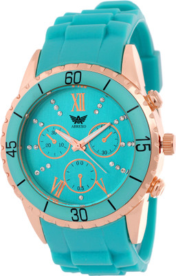 View Abrexo Abx-1201-Ladies SEAGREEN (Casual + Partywear) Chronograph Watch  - For Women Wrist Watches Price Online(Abrexo)