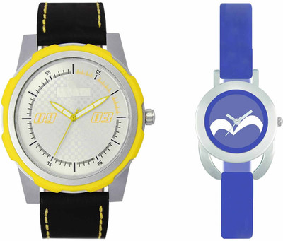 

VALENTIME VL43VT17 New Latest Stylish Designer Collection Leather Combo Couple Fancy Casual Best Offer Watch - For Men & Women