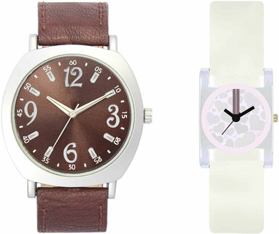 View VALENTIME VL46VT10 New Latest Stylish Designer Collection Leather Combo Couple Fancy Casual Best Offer Watch  - For Men & Women Wrist Watches Price Online(Valentime)