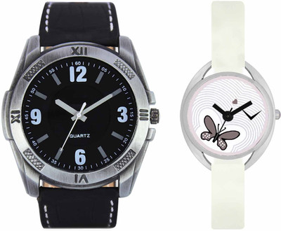 View VALENTIME VL34VT05 New Latest Stylish Designer Collection Leather Combo Couple Fancy Casual Best Offer Watch  - For Men & Women Wrist Watches Price Online(Valentime)