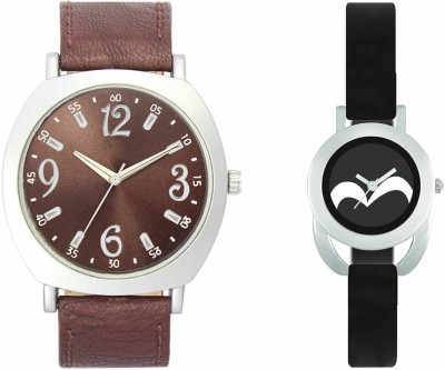VALENTIME VL46VT16 New Latest Stylish Designer Collection Leather Combo Couple Fancy Casual Best Offer Watch  - For Men & Women   Watches  (Valentime)