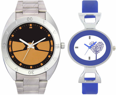 View VALENTIME VL03VT29 New Latest Stylish Designer Collection Leather Combo Couple Silver Metal bracelet Fancy Casual Best Offer Watch  - For Men & Women Wrist Watches Price Online(Valentime)